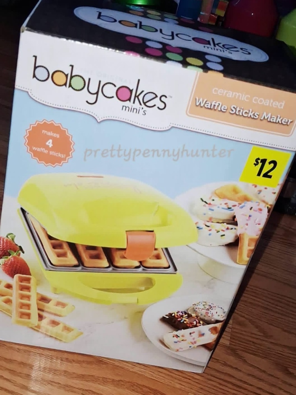 Babycakes Lime Ceramic-Coated Waffle Sticks Maker